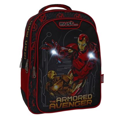 Must Iron Man 17" Backpack 3 compartments 43cm