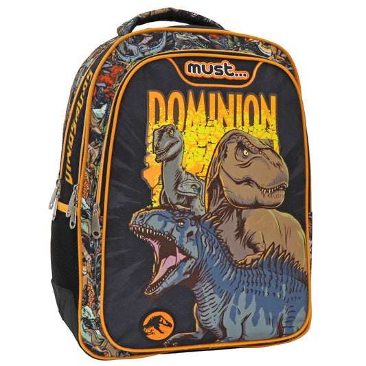 Must Jurassic World 17" backpack 3 compartments 43cm