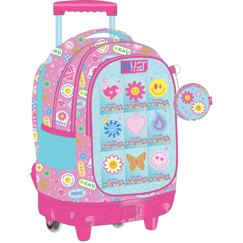 Must Team 17" trolley butterfly good vibes 45 cm