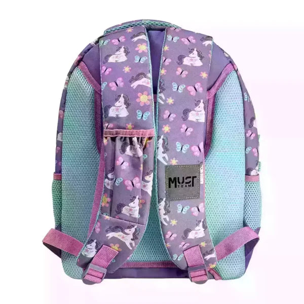 Must Frozen 17" Backpack 3 Compartments lovely unicorn, 43cm