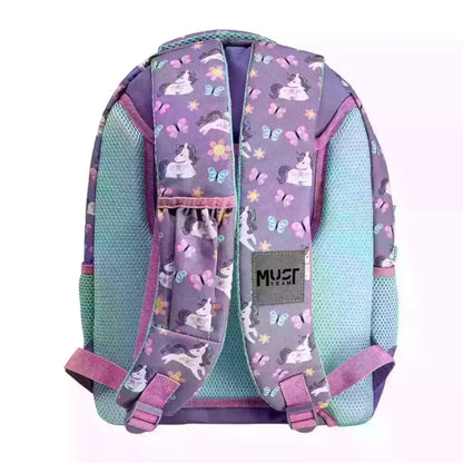 Must Frozen 17" Backpack 3 Compartments lovely unicorn, 43cm