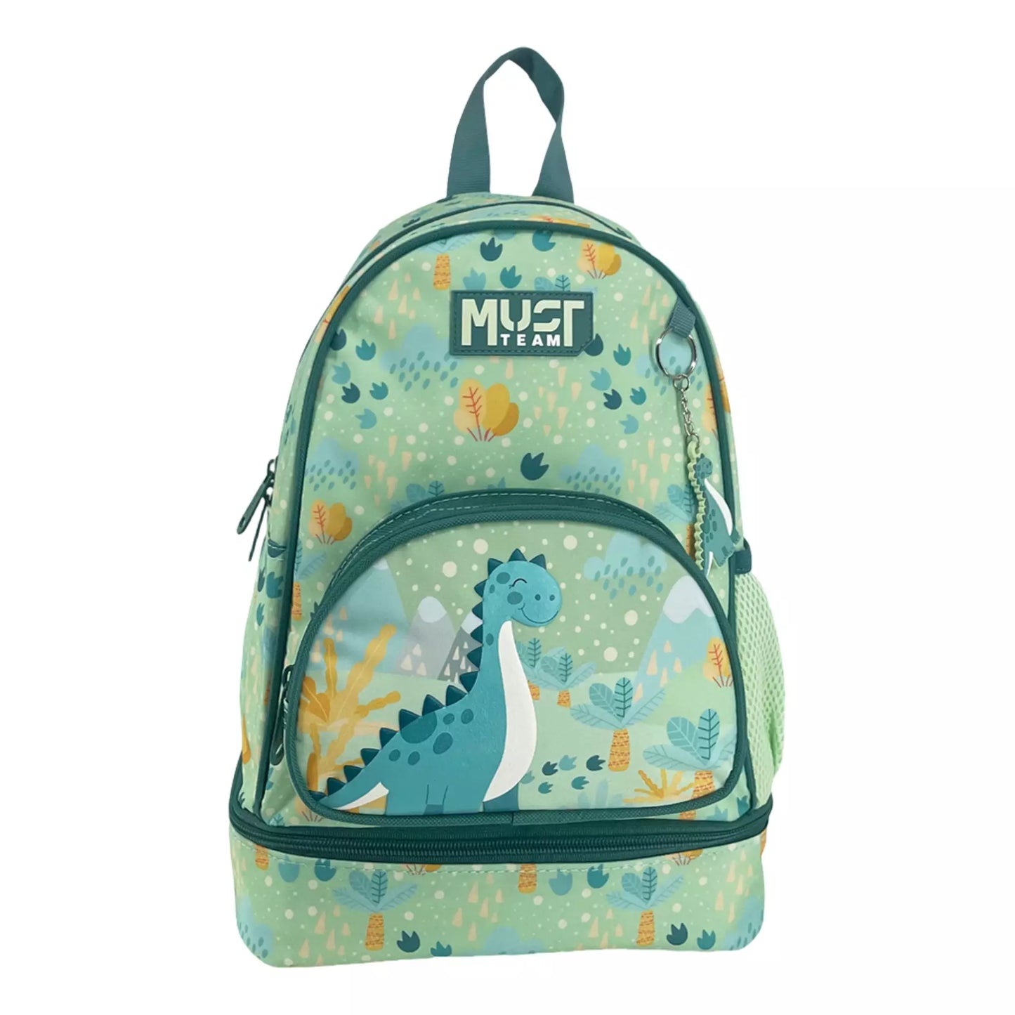 Must Team 14.5" backpack with iso thermal lunch case Scandinavian dino, 36cm