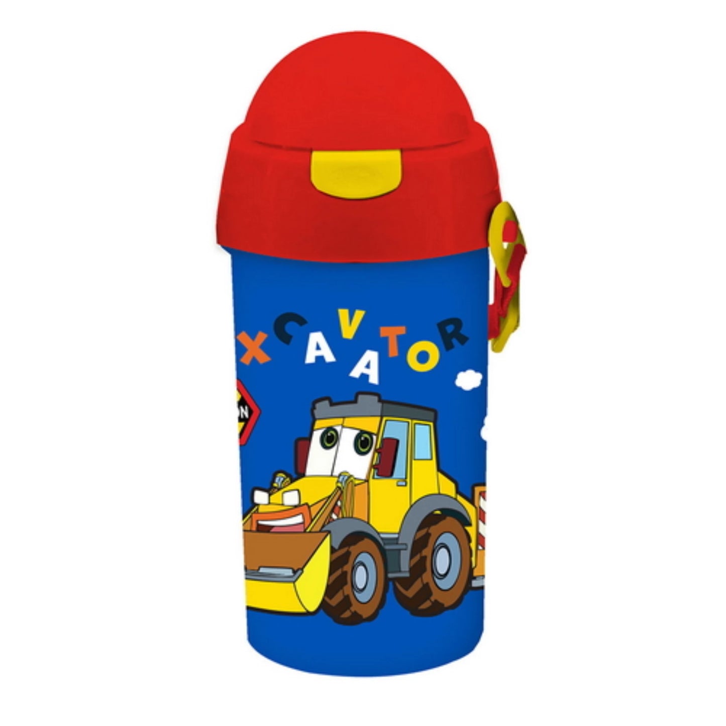 Excavator water bottle 500 ML with straw