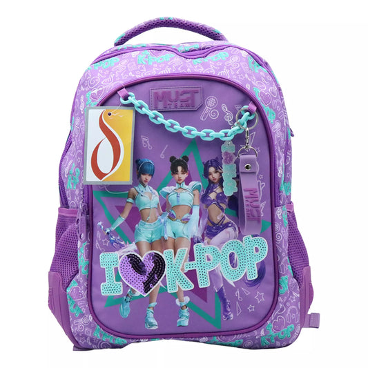 Must K-POP 17" Backpack 3 Compartments