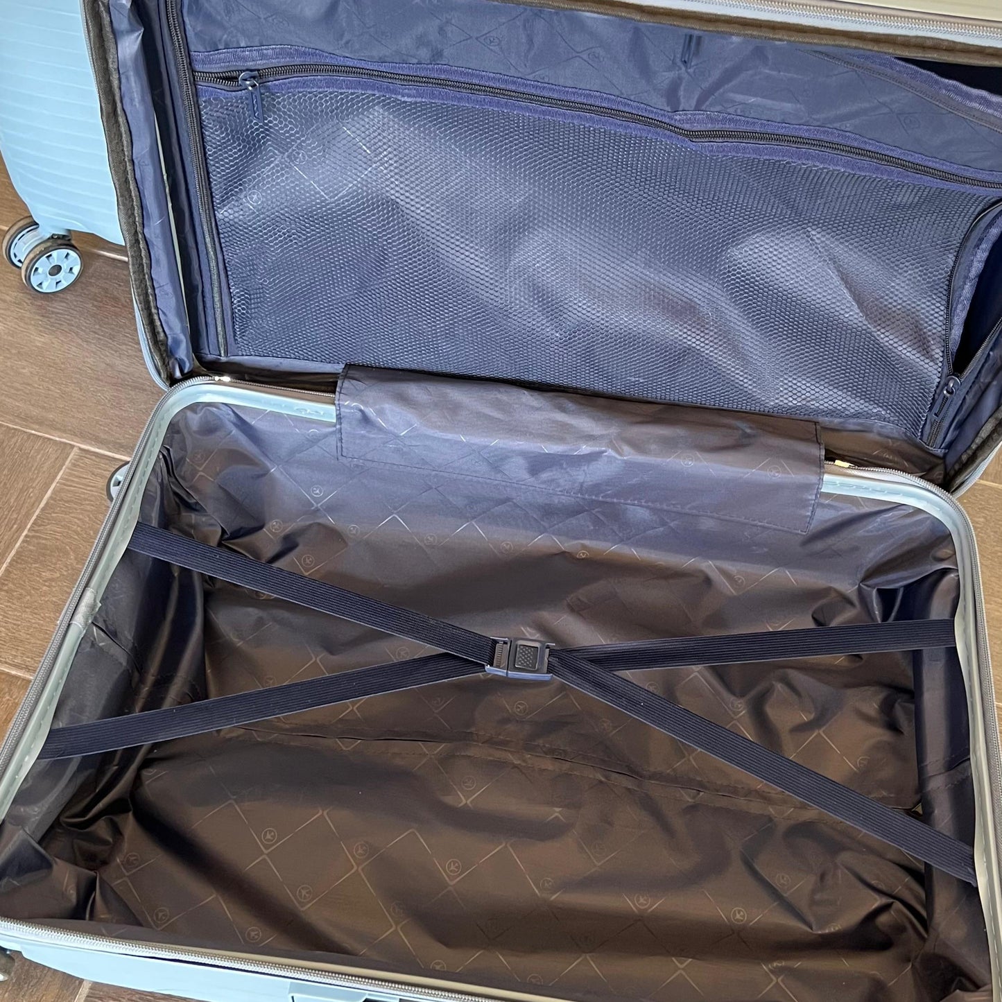 PP Luggage Set + Cup Holder - 3Pieces - Black