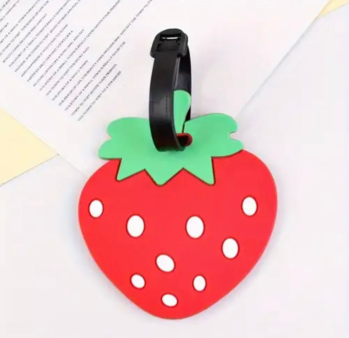 Strawberry Luggage Name Tag