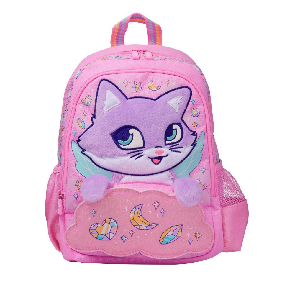 Smiggle Pink Kitten Cat Junior Character Backpack, 36cm