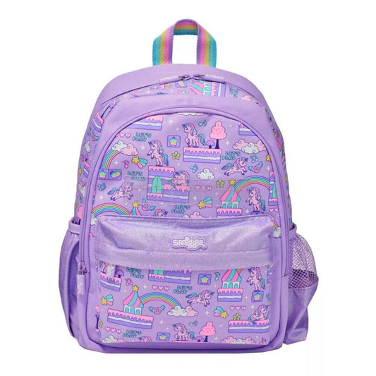 Smiggle Junior Purple Unicorn Backpack, 36cm