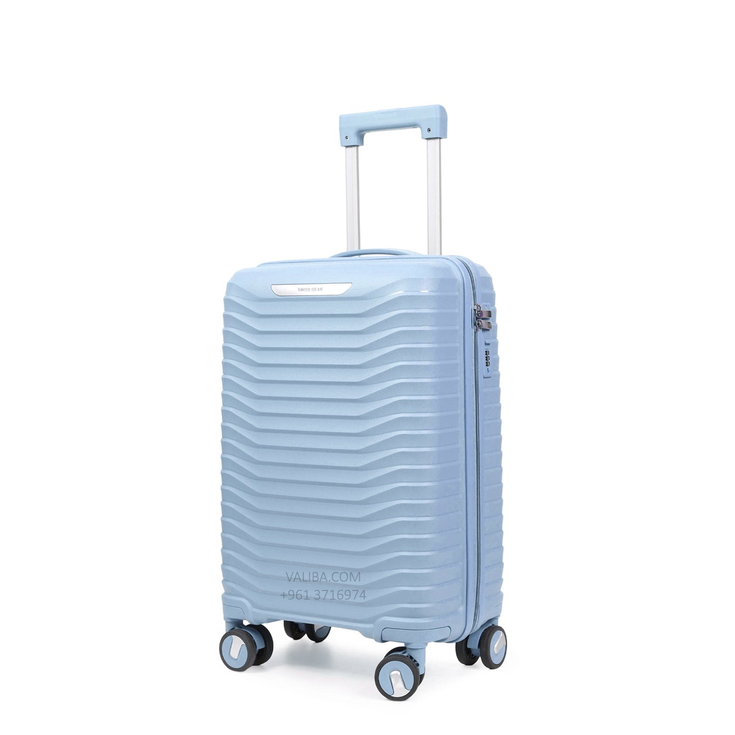 Swiss Gear PP Luggage - 24" - Baby Blue