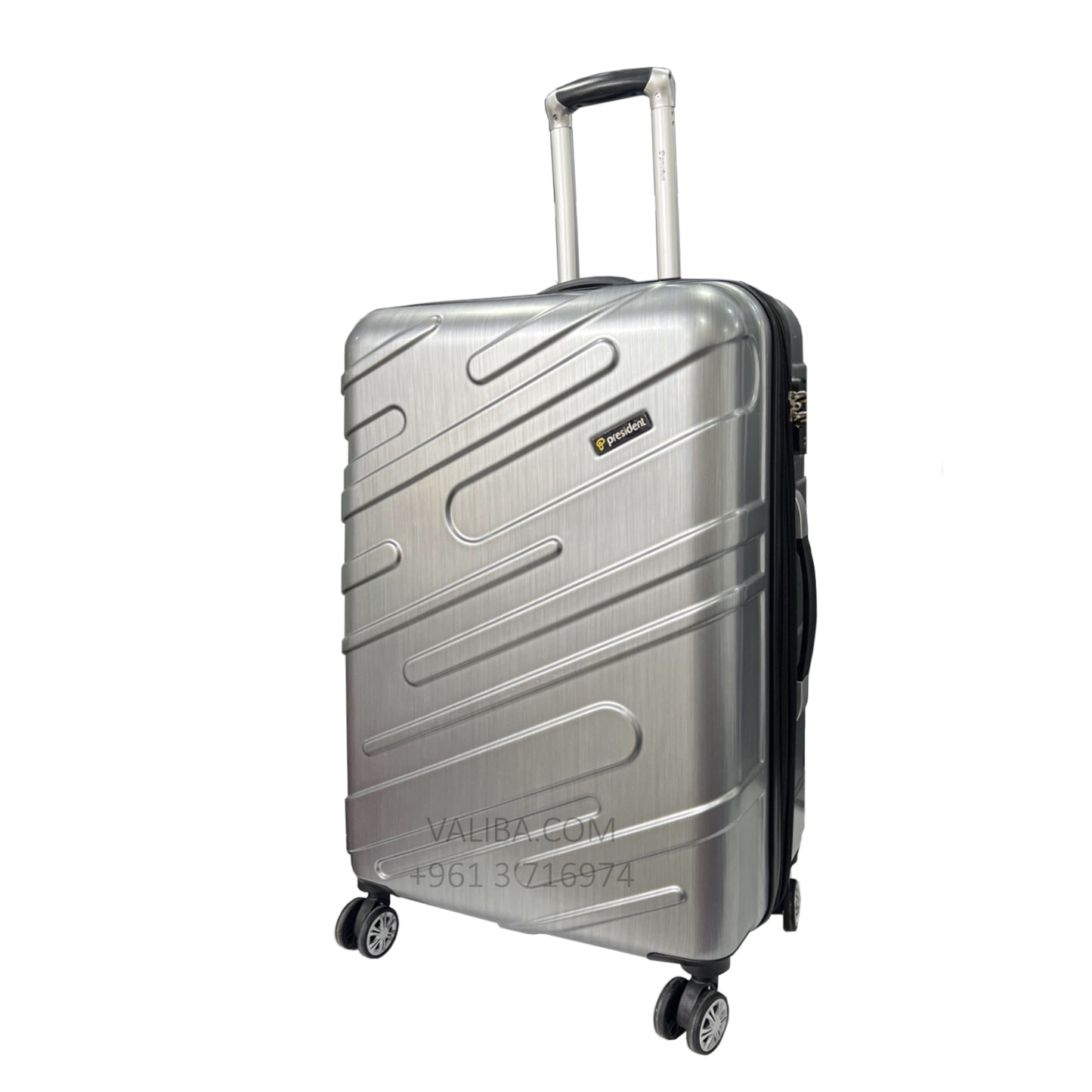 President PC Luggage - 26" - Silver