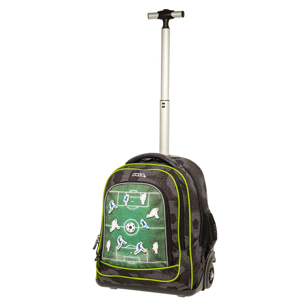 Trolley School Backpack Rolling Mover Football
