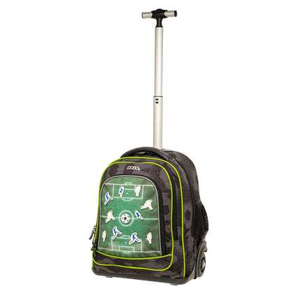 Trolley School Backpack Rolling Mover Football