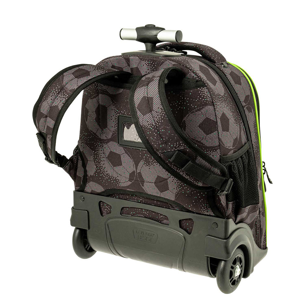 Trolley School Backpack Rolling Mover Football