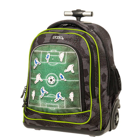 Trolley School Backpack Rolling Mover Football