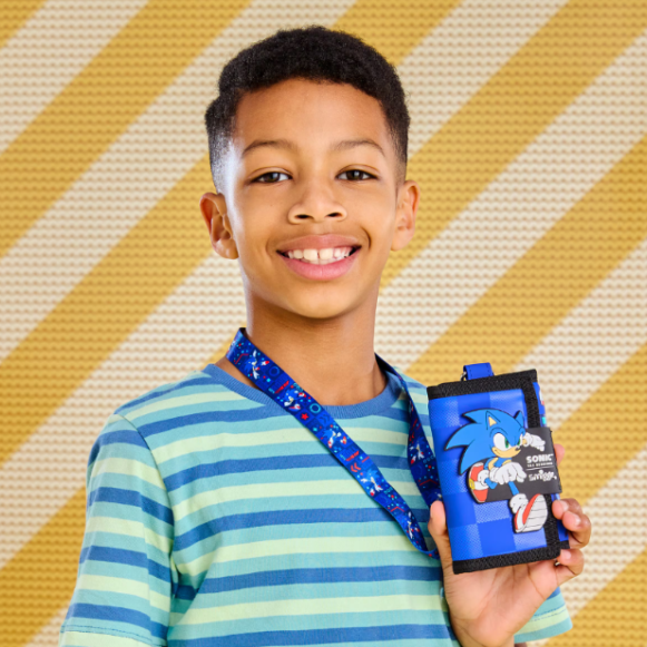 Sonic The Hedgehog Lanyard Wallet