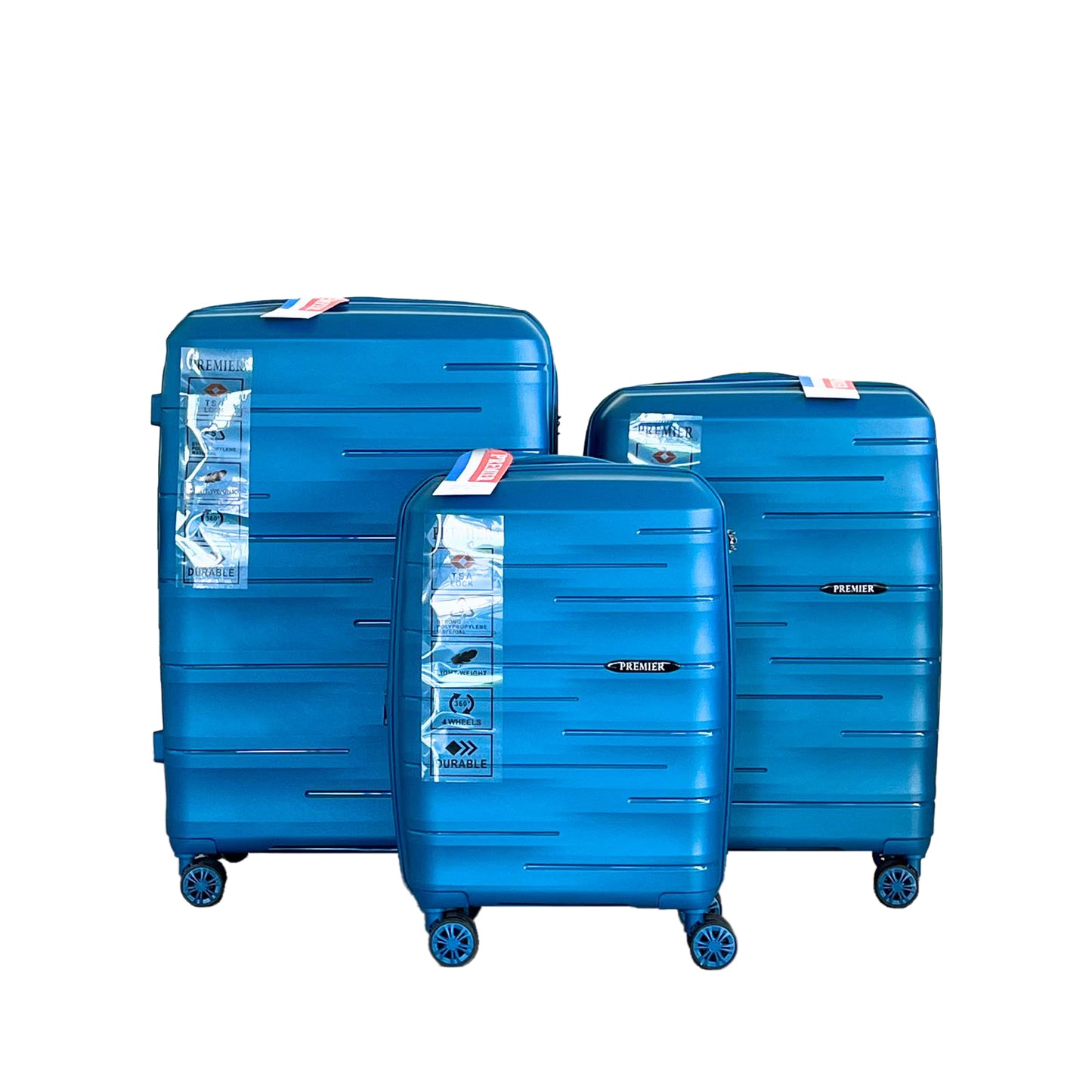 Premier PP Luggage Set - Royal Blue