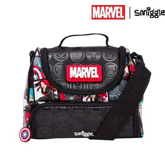 Marvel Double Pocket Lunchbox With Strap