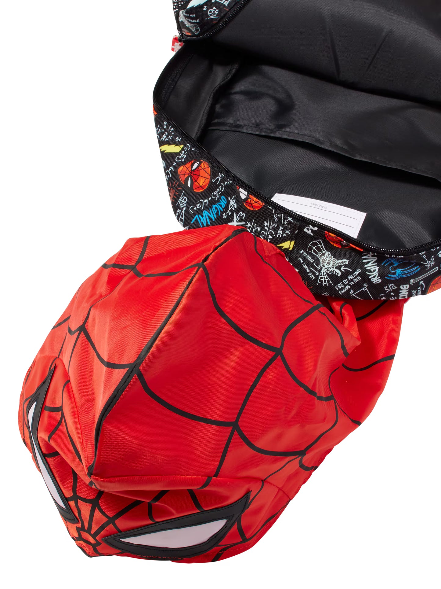 Smiggle Spiderman Junior Hoodie Backpack, 36cm
