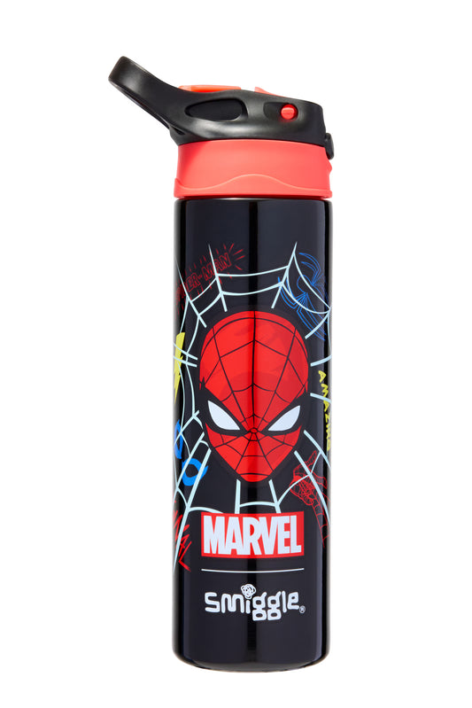 Spider-Man Insulated Stainless Steel Drink Bottle With Flip Spout 520Ml