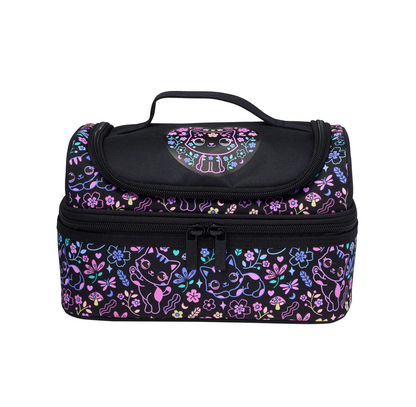 Black Cat Double Decker Lunch Bag