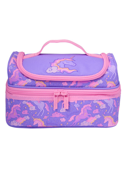 Purple Unicorn Double Decker Lunch Bag