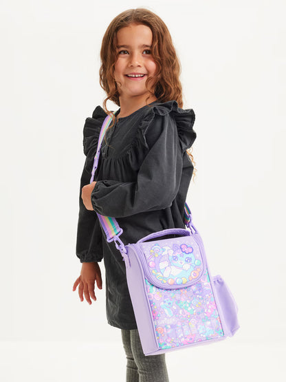 Purple Adventurous Cat Lunch Bag