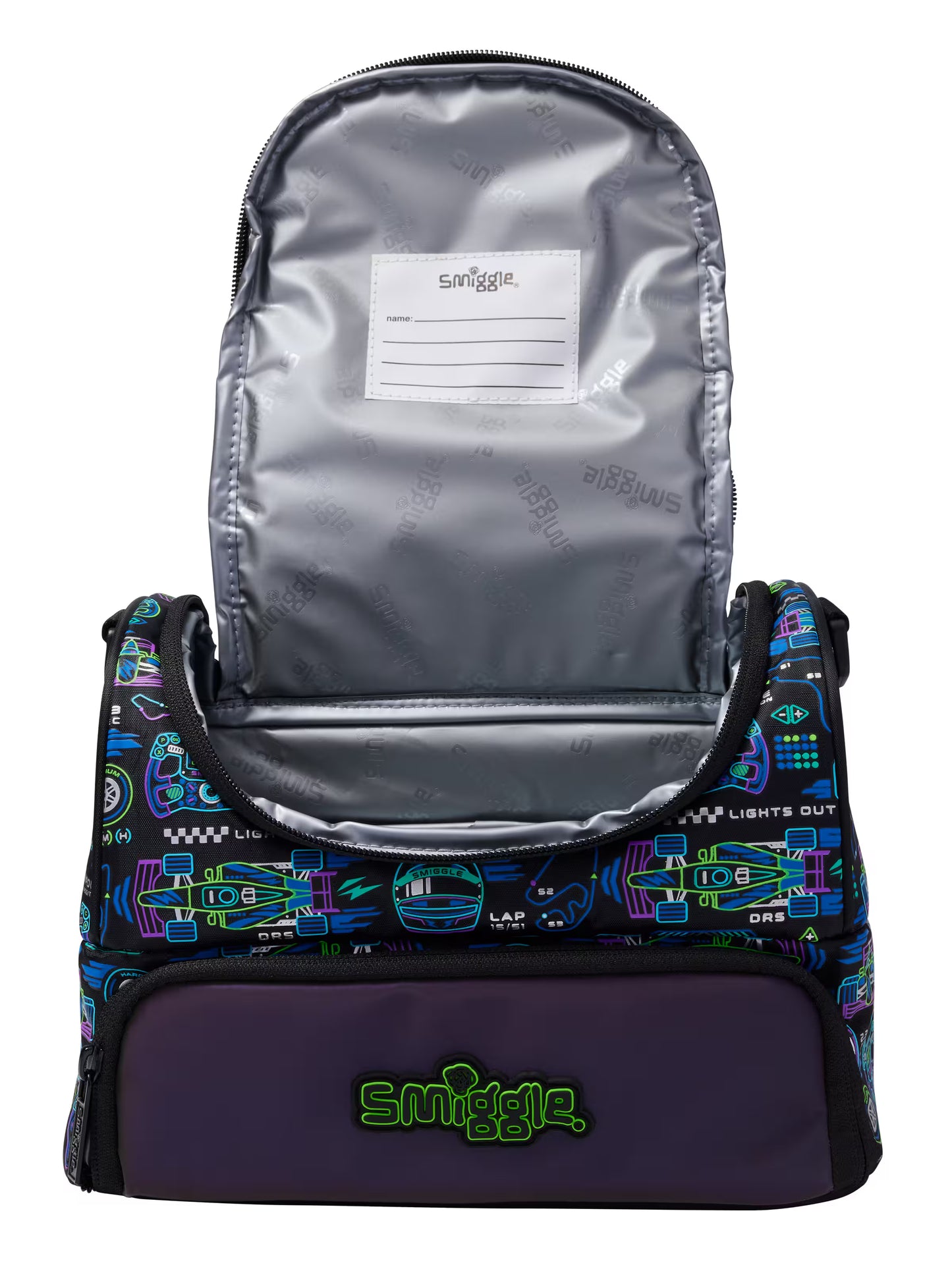Accelerate Large Double Compartment Lunch Bag With Strap