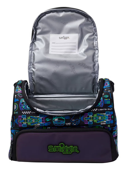 Accelerate Large Double Compartment Lunch Bag With Strap