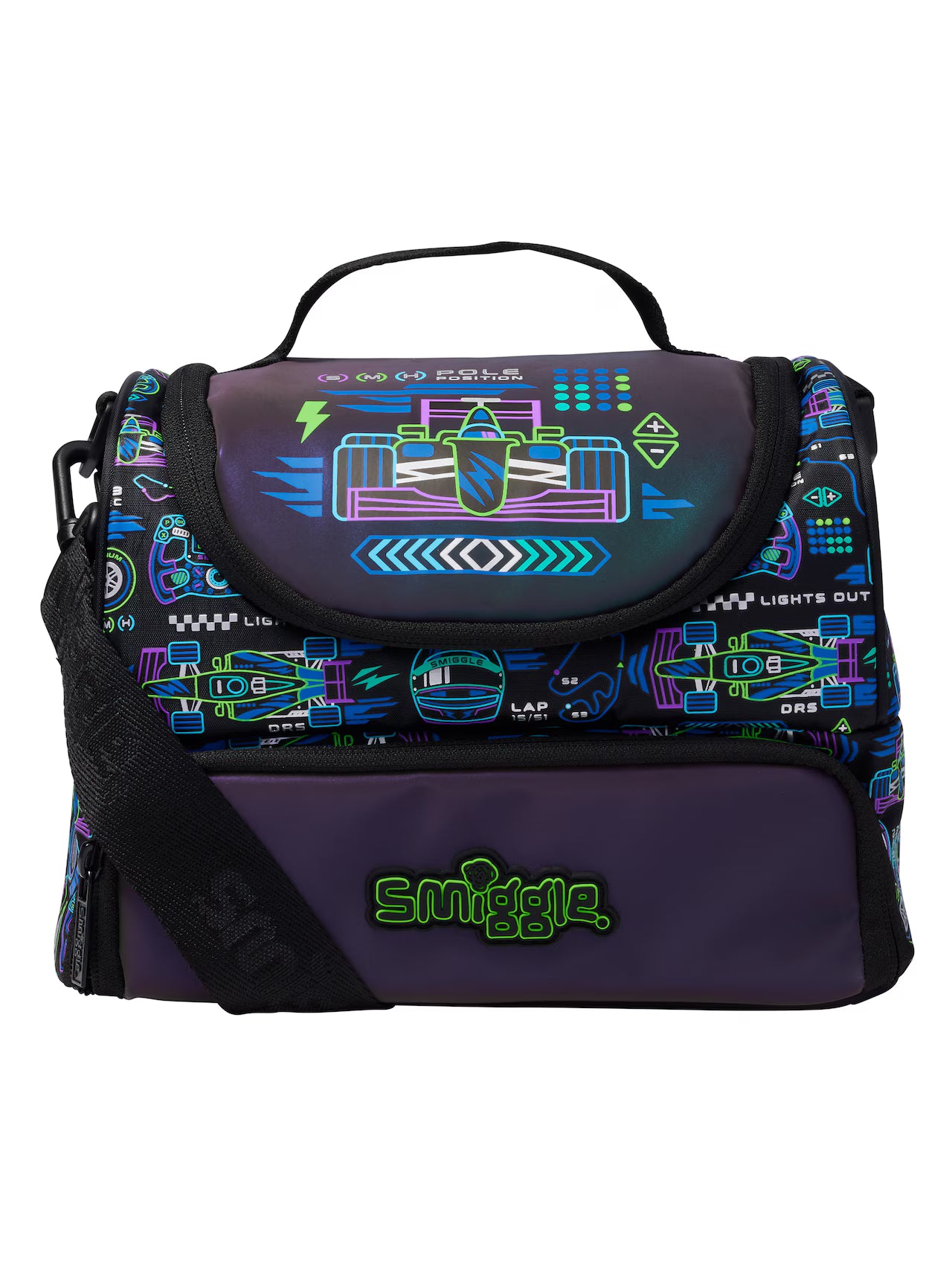 Accelerate Large Double Compartment Lunch Bag With Strap