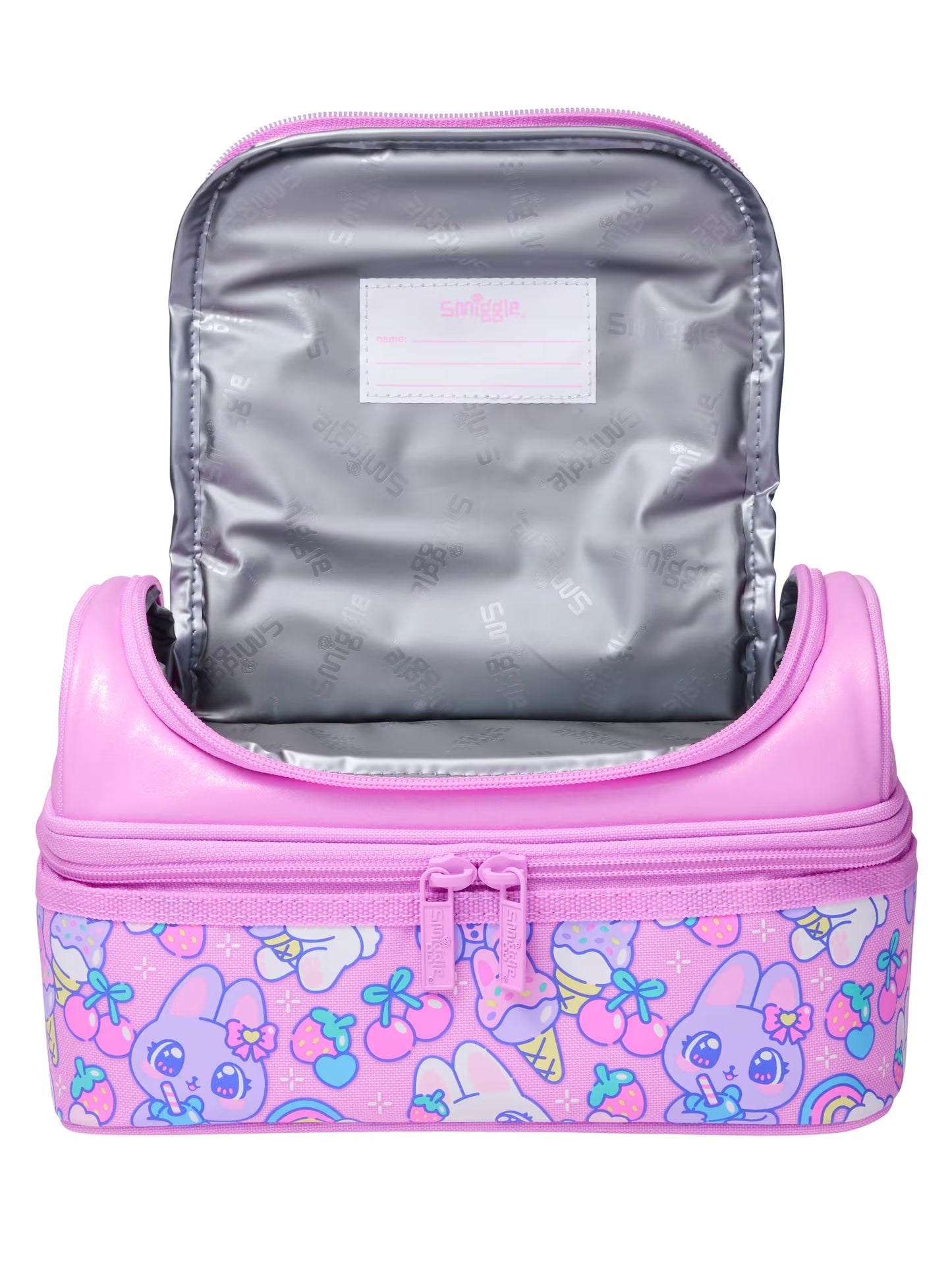 Bright Eyes Bunny Rabbit Double Decker Lunch Bag