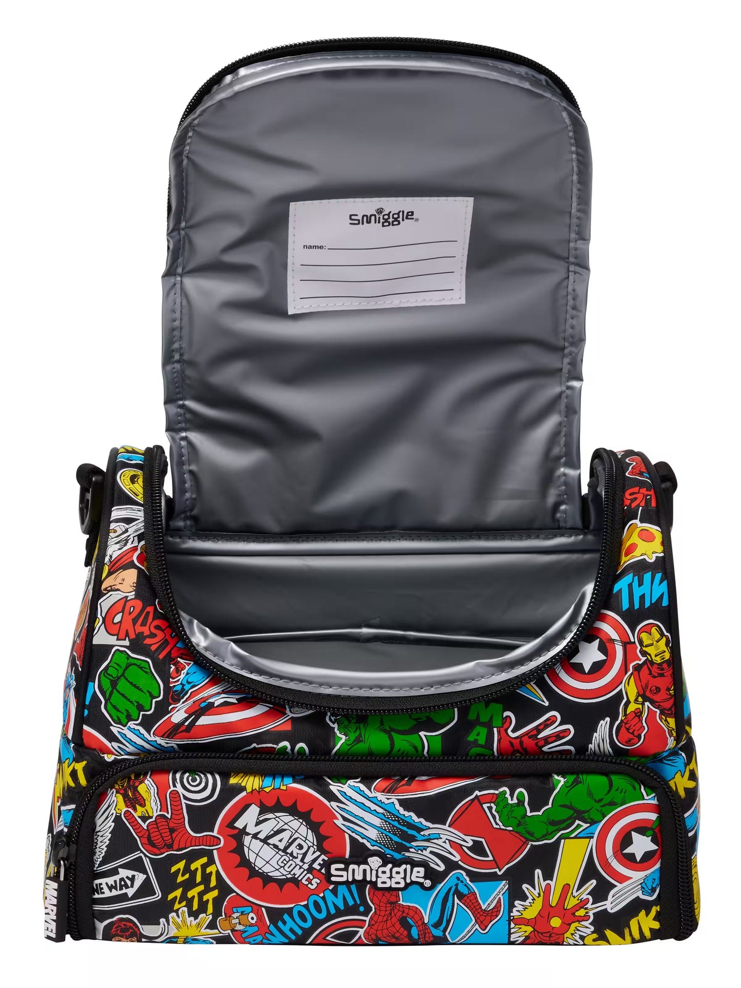 Marvel Double Pocket Lunch Bag With Strap