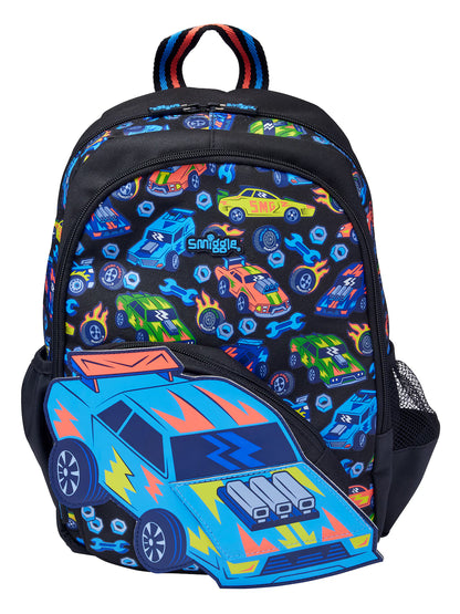 Smiggle Race Playtime Junior Backpack, 37cm
