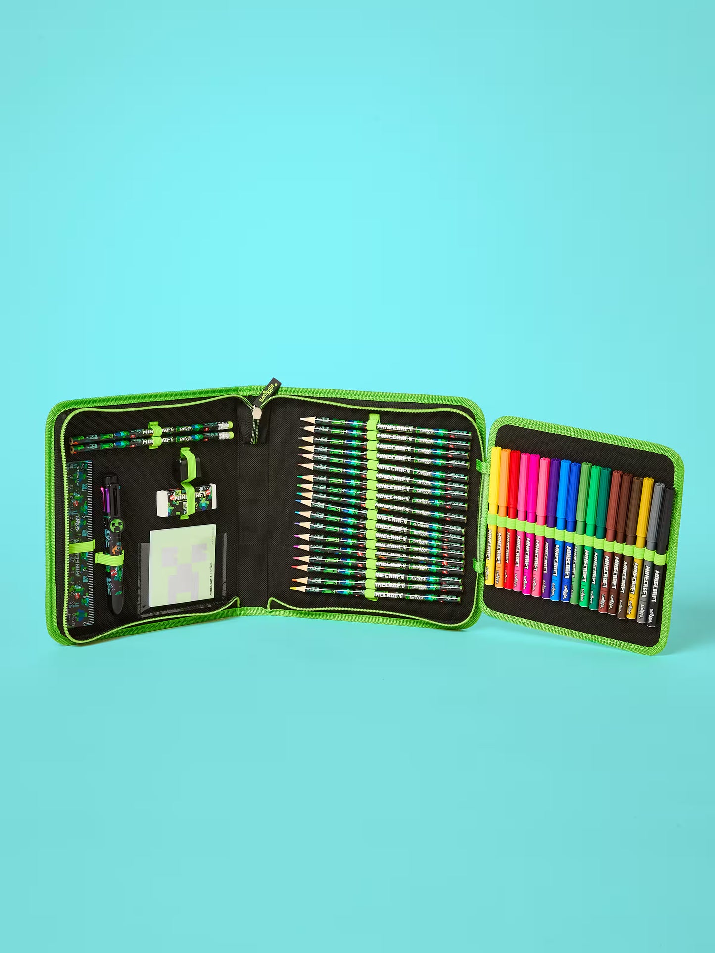 Minecraft Zip It Stationery Gift Pack Pencil Case