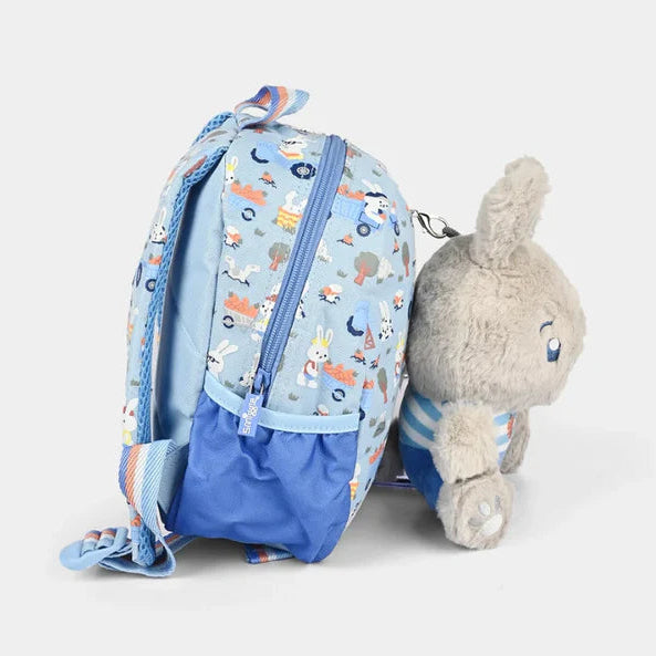 Rabbit Teeny Tiny Backpack with Detachable Plush Toy, 26cm