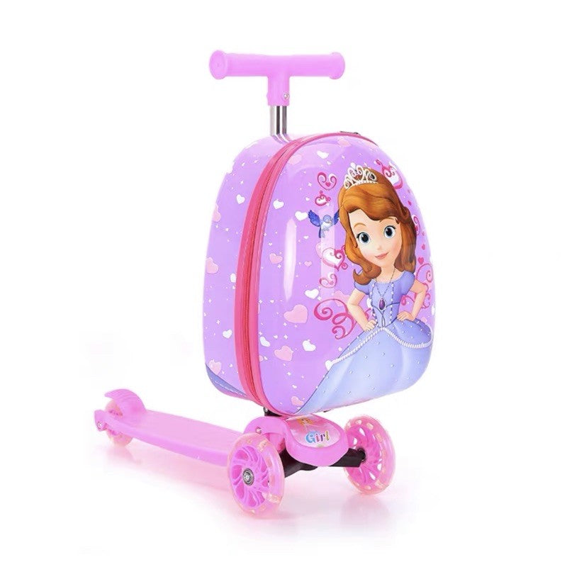 Kids scooter suitcase - Princess Sophia