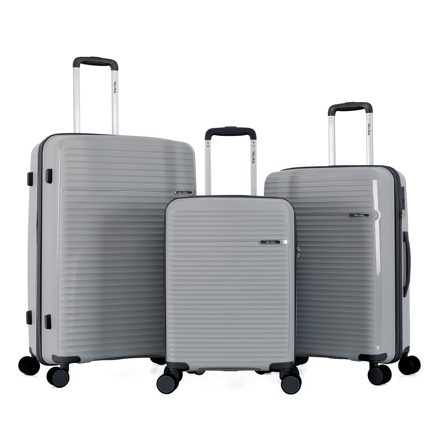Valiba Horizon - PP Luggage Set - Light Grey