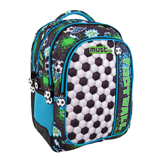 Must Team multi 17" backpack 4 compartments football