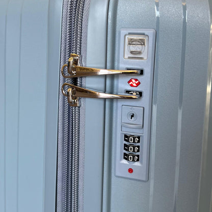 PP Luggage + Cup Holder - 20" - Grey Blue