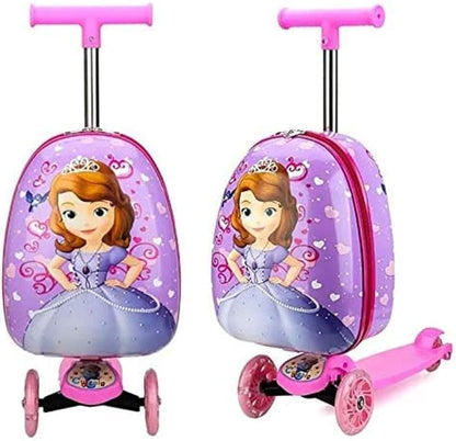 Kids scooter suitcase - Princess Sophia