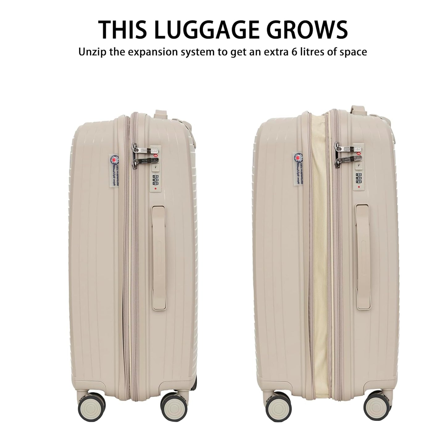 PP Luggage - 28" - Beige