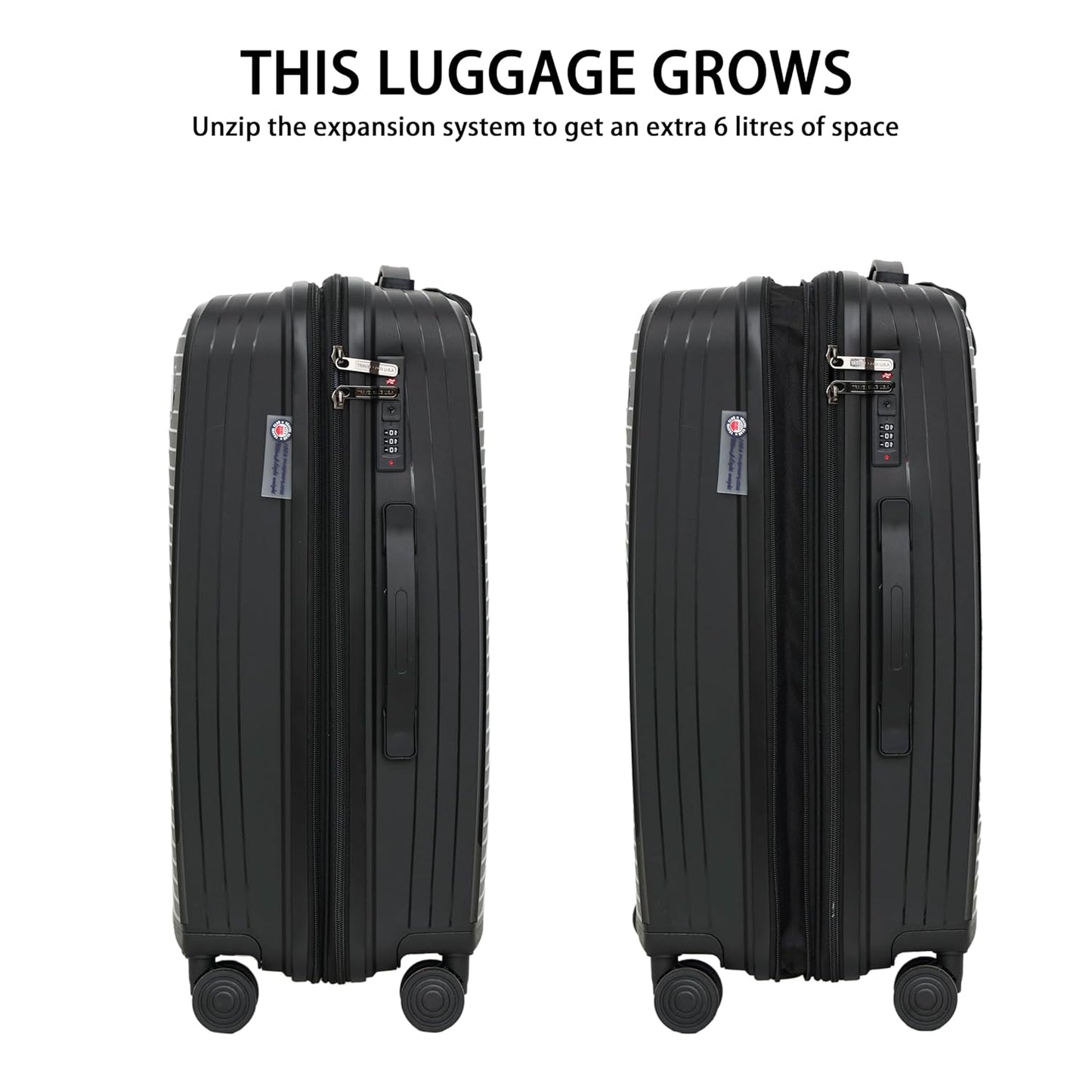 PP Luggage - 24" - Black