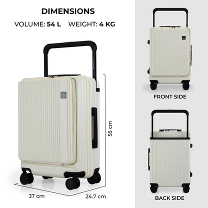 20" Carry On Luggage with Laptop Pocket