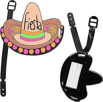 Sombrero Luggage Name Tag