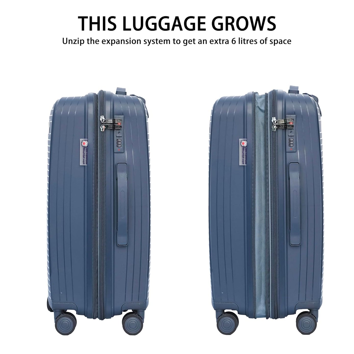 PP Luggage - 28" - Navy Blue