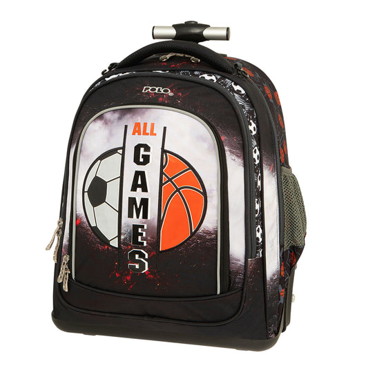 Trolley School Backpack Rolling All Games