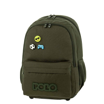Polo Double Backpack with Pins