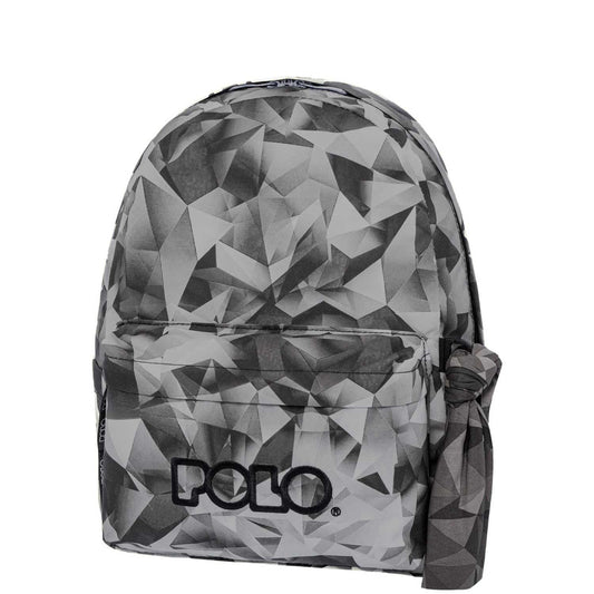 Original Scarf Shapes Backpack - Black/Grey
