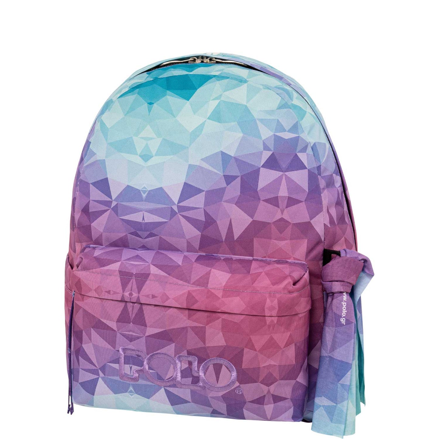 Original Scarf Shapes Backpack - CYAN/FUCHSIA