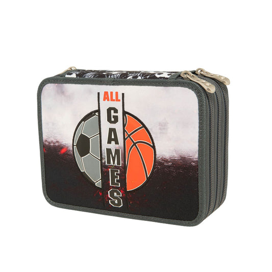 Polo Pencil Case Flat 3Zip All Games