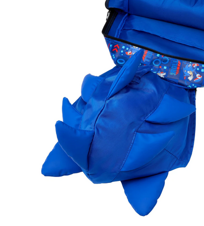 Smiggle Blue Junior Sonic The Hedgehog Hoodie Backpack ,38cm